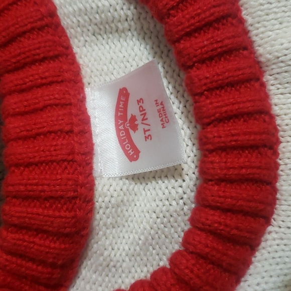 Holiday Time Christmas Sweater Size 3T - Picture 3 of 9